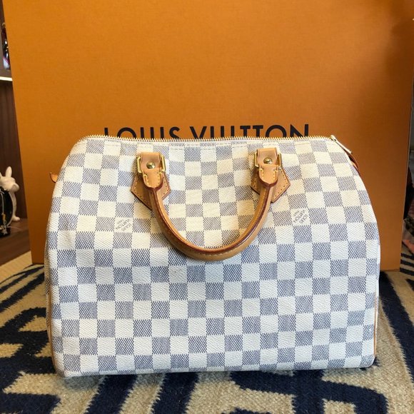 Louis Vuitton Damier Azur 30 Speedy - Picture 2 of 12